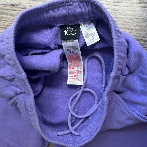 Disney 100 Years of Wonder Mickey Mouse Jogger Sweatpants Extra Small XS Purple - Picture 5 of 7